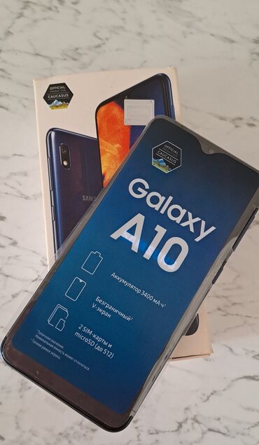 irşad telecom samsung a50: Samsung Galaxy A10, 32 GB, rəng - Göy, Zəmanət, Düyməli, Sensor