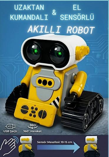 hiroskoplar ilə oyuncaqlar: Uzaqdan kumandalı və əl sensorlu ağıllı robot oyuncağı Xüsusiyyətlər — 1