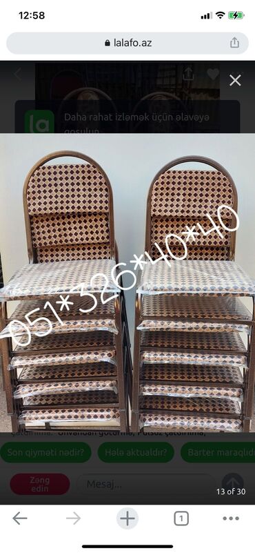 Masa və oturacaq dəstləri: Qonaq otağı üçün, Yeni, Açılan, Dördbucaq masa, 2 stul — 29