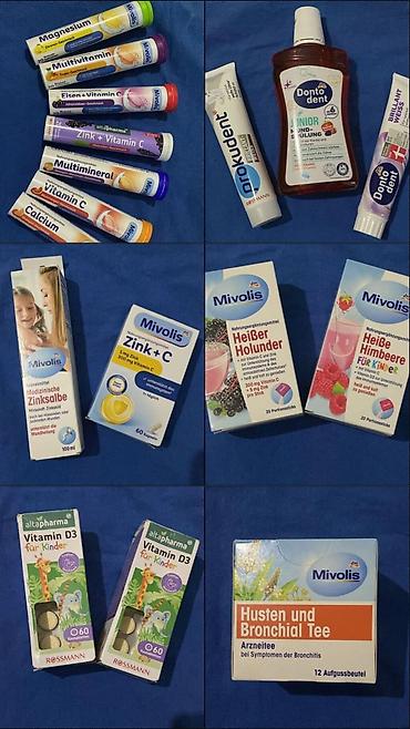 multivitamin qiyməti: Almaniya istehsalı sağlamlıq və şəxsi baxım məhsulları toplusu ( qida — 1