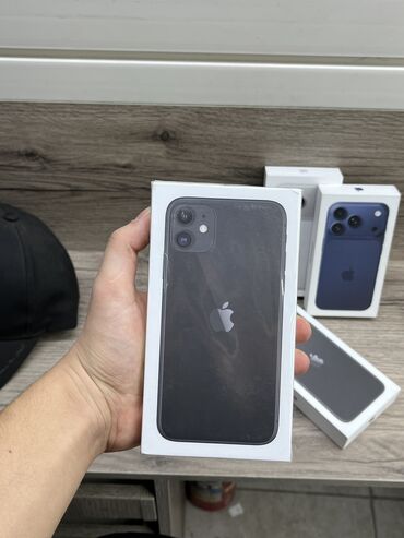 режим ноте 11: IPhone 11, Новый, 128 ГБ, Черный, Зарядное устройство, Защитное стекло, Чехол, В рассрочку, 100 %