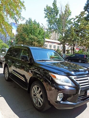 ижара машине: Черный внедорожник Lexus 570 аренда с опытным водителем