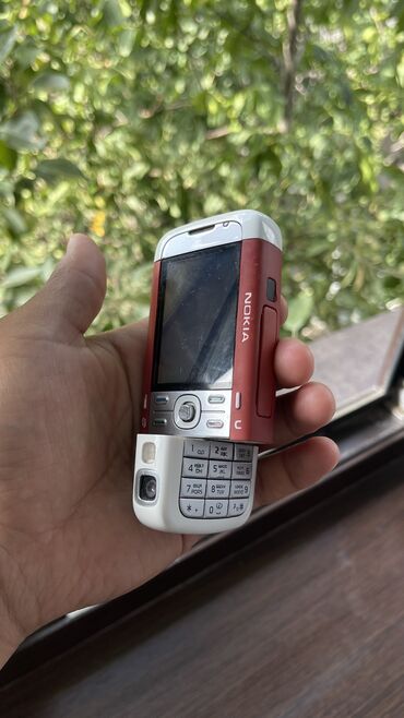 телефон расрочка: Nokia 5700, Б/у, < 2 ГБ, цвет - Красный, 1 SIM