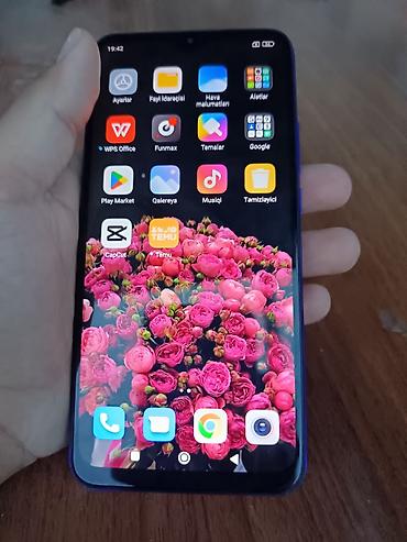 Redmi Note 9, 64 GB, rəng - Göy, Barmaq izi