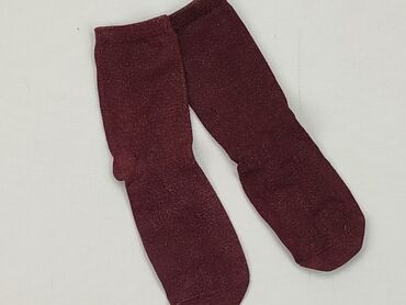 legginsy skórzane bordowe: Socks, condition - Good