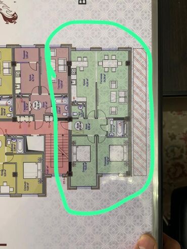3х ком квартиру: 3 комнаты, 82 м², Элитка, 7 этаж, ПСО (под самоотделку)