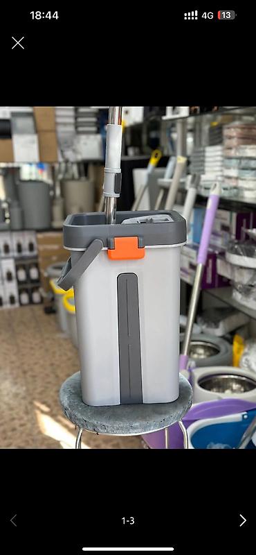 Уборочный инвентарь: Швабра тряпка Новинка!!! Швабра с ведром. Железное крепление — 8