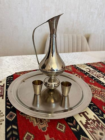 xrom caydan: Çay dəsti, rəng - Gümüşü, Metal — 1