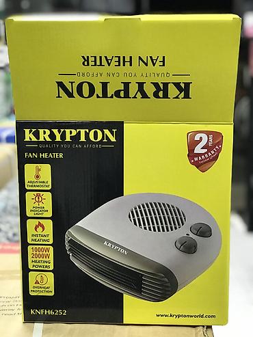 elektro kamin: Hava vuran qızdırıcı Krypton knfh 6252 2000W 17m² .ORİJİNAL Məhsul — 4