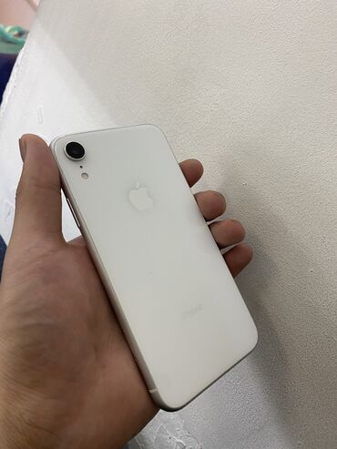 Apple iPhone: IPhone Xr, Б/у, 128 ГБ, White Titanium, 100 %