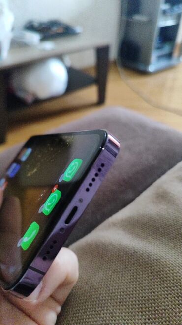 Apple iPhone: IPhone 14 Pro Max, 128 GB, Deep Purple, Barmaq izi, Simsiz şarj, Face ID — 4