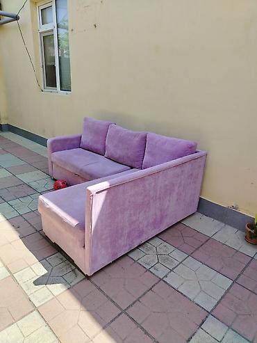 divan kredit: Künc divan, İşlənmiş, Açılan, Bazalı, Vеlur parça — 3