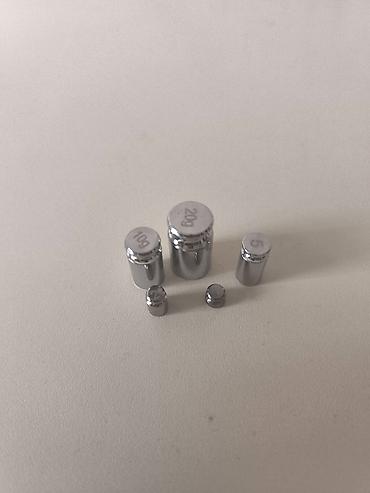 Другое: Kalibrləmə çəkiləri dəsti – xromlaşdırılmış metal Tərkib: - 20 g — 1