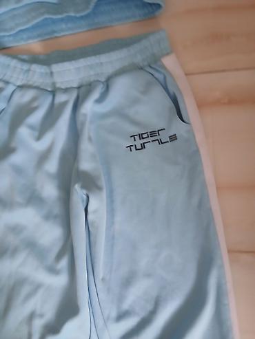 nike tn throwback future: Dvodijelni sportski komplet za decu – svetloplave boje - Gornji deo — 3