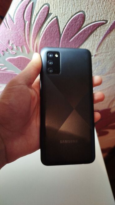 samsung tablet s7: Samsung Galaxy A02 S, 32 GB, rəng - Qara, Qırıq