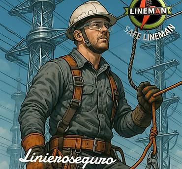 бетонный колцо: Плакат/афиша “Safe Lineman” — серия графических иллюстраций о — 2