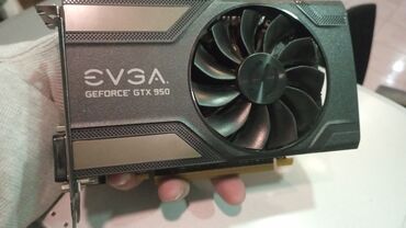 Videokart EVGA GeForce GTX 950, < 4 GB, İşlənmiş