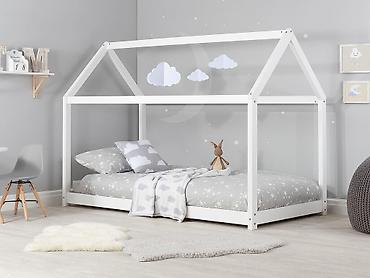 sandale bele: Krevet Kućica 190x90 cm – beli + dušek 14 cm Opis: - Dečiji krevet — 1