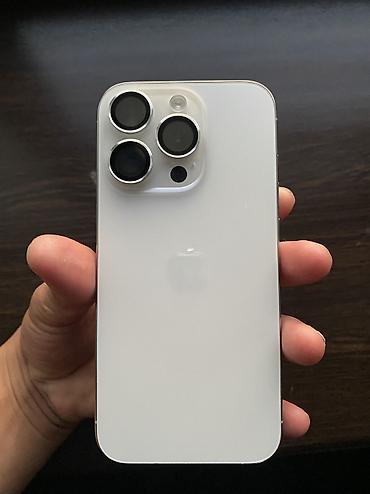 айфон cs: IPhone 15 Pro, Б/у, 128 ГБ, Natural Titanium, Зарядное устройство, Защитное стекло, Чехол, 83 % — 2