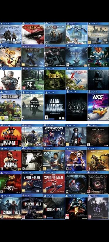 PS4 (Sony Playstation 4): PlayStation 4 slim Praşifka 5TB Yaddaş 120 oyun Daşima çantasıyla — 14
