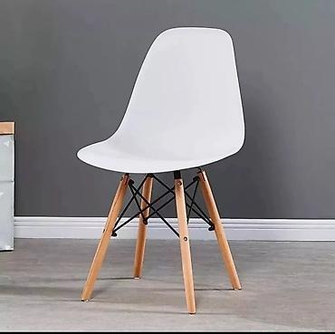 eames: Пластиковый стул, Новый, Самовывоз, Платная доставка, цвет - Белый — 2
