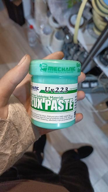 toyuq məhsulları: Məhsul: MECHANIC Flux Paste – qurğuşunsuz lehimləmə pastası (100 q) — 2