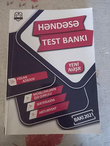 Testlər: TƏZƏ. MHM. Həndəsə Test Bankı. Yeni Neşr. Fizlan Azadov. 7 manat — 1