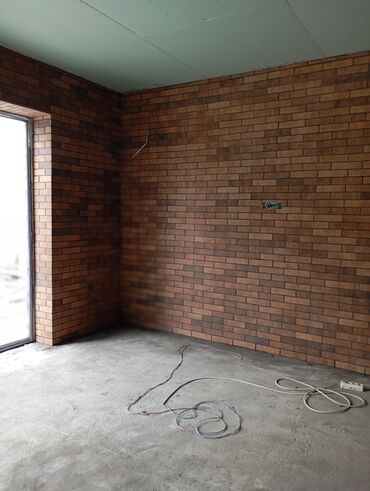 Fasad işləri: Kabançik travertin dekorativni daş usdasi — 15