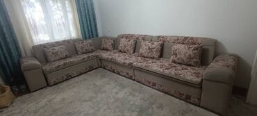 раздвижной диван кресло: Модульный диван, Б/у, Жаккард