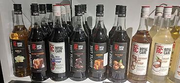 Qida məhsulları: Məhsul: Simonelli milkşeyk tozları 38₼ və Royal Cane siropları 15₼ — 3
