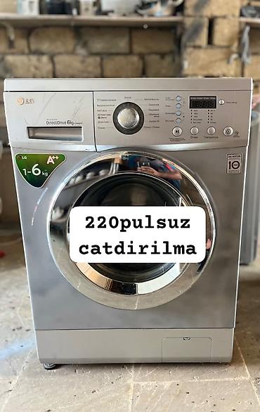 LG paltaryuyan maşın – Inverter Direct Drive, 6 kq yuma tutumu (1–6 kq lalafo.az -da LG paltaryuyan maşın – Inverter Direct Drive, 6 kq yuma tutumu (1–6 kq