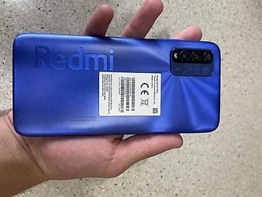 huawei telefon: Redmi 9T, 64 GB, rəng - Mavi, Barmaq izi — 1