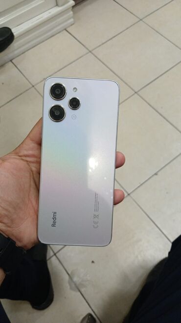 стекло на телефон fly: Redmi 12, 4 GB, rəng - Göy, Qırıq