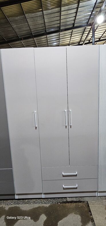 Шифоньеры: Шифоньер, Новый, Прямой, цвет - Белый, ЛДСП — 4