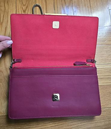 Torbe: Fendi Tube Leather Wallet on Chain, kožna pismo torba, kao novcanik — 15