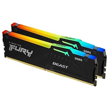 komputer manitor: Kingston FURY Beast RGB 16GB DDR5 6000MHz operativ yaddaş Kingston — 1