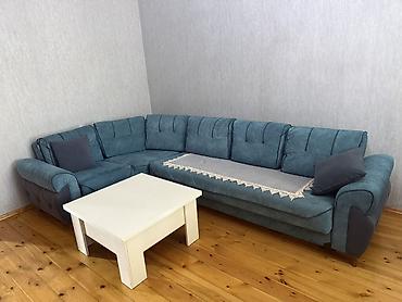 turk samavarı: Brend: Perla Məhsul: L‑formal künc divan və ağ rəngli kvadrat kofe — 4