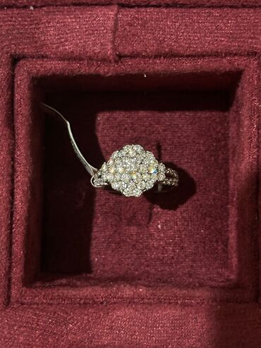 Üzüklər: Nişan, Üzük, Ağ qızıl, 750 Əyar, Brilyant, 1.01-1.50 Karat — 8