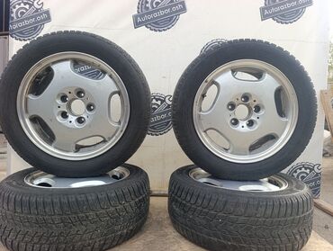 Капоты и комплектующие: Литые Диски R 16 Mercedes-Benz, Комплект, отверстий - 5, Б/у