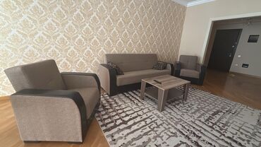 Divanlar: İşlənmiş, Divan, 2 kreslo, Divan, Bazalı, Açılan
