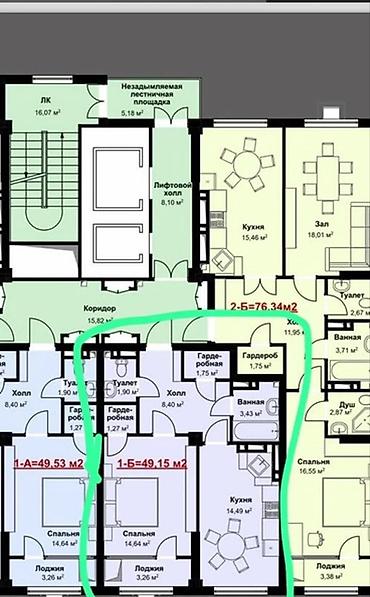 алтын казык ж м: 1 комната, 50 м² — 7