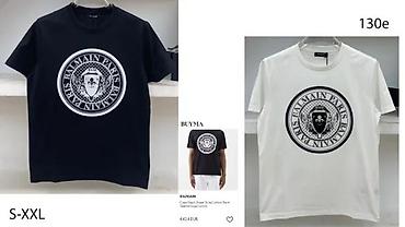 Majice: Men's T-shirt Balmain, bоја - Bela — 11