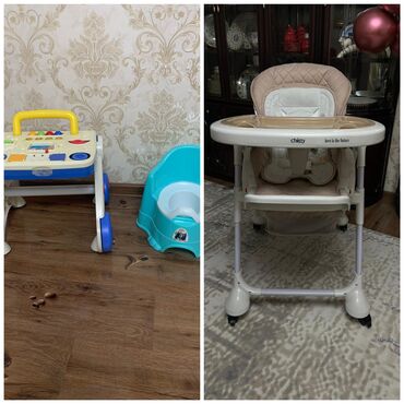столы и стулья для детей: Стульчик для кормления Для девочки, Для мальчика, Б/у