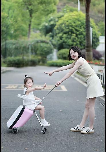 Other children's transport: Детский чемодан-каталка 2-в-1 - Чемодан для ручной клади со — 5