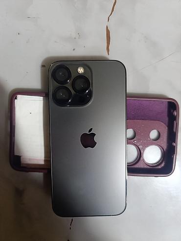 Apple iPhone: IPhone 13 Pro, Б/у, 512 ГБ, Графит, Чехол, 82 % — 3