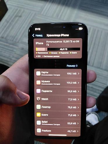 Apple iPhone: IPhone Xs, 64 GB, Qara — 9