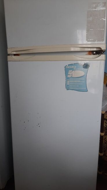 вытяжка для кухни белая: İkiqat qapılı “NORD” məişət soyuducusu - Rəng: ağ, bej tutacaqlar -