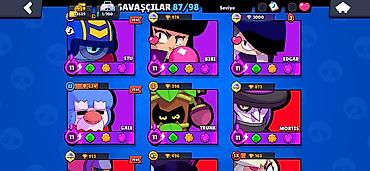 Digər kolleksiyalar: Brawl Stars hesabı – yüksək inkişaf etmiş kolleksiya - Ümumi — 2