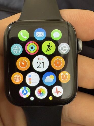 Smart saatlar: Smart saat, Apple, Sensor ekran, rəng - Qara — 8