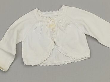 biały sweterek niemowlęcy: Kardigan, Wcześniak, stan - Dobry